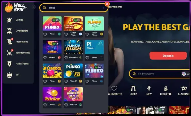Classificazione del software Plinko